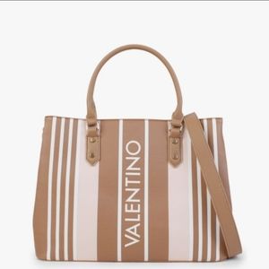 NWT Island Camel Multi Tote Bag, by Mario Valentino